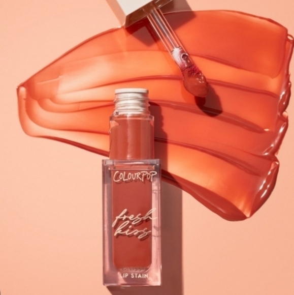 ColourPop Fresh Kiss Glossy Lip Stain - Soft Coral - Picture 2 of 3